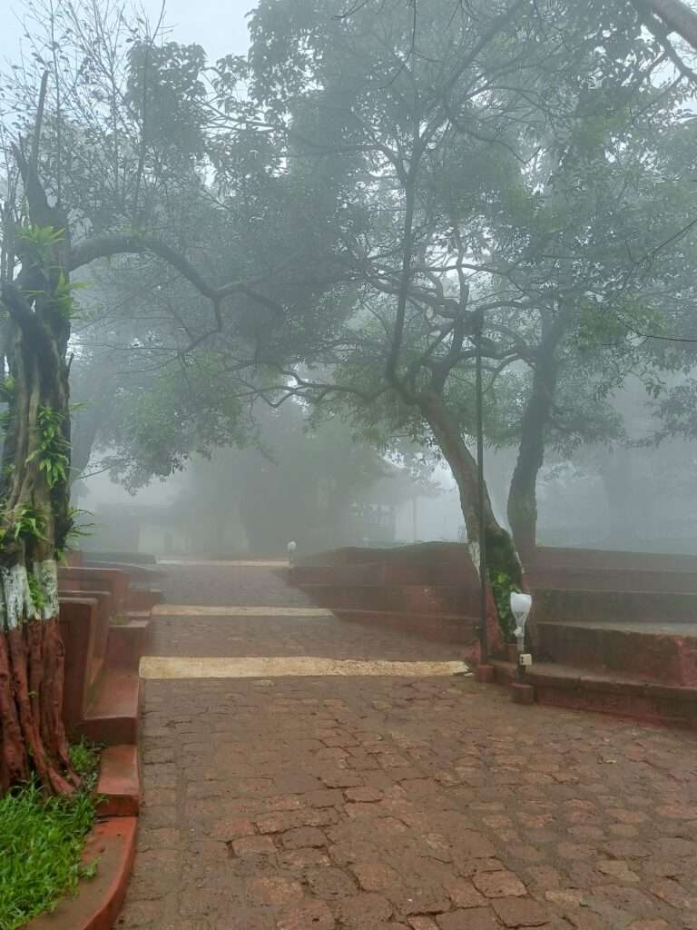 Foggy weather in Matheran hill station
