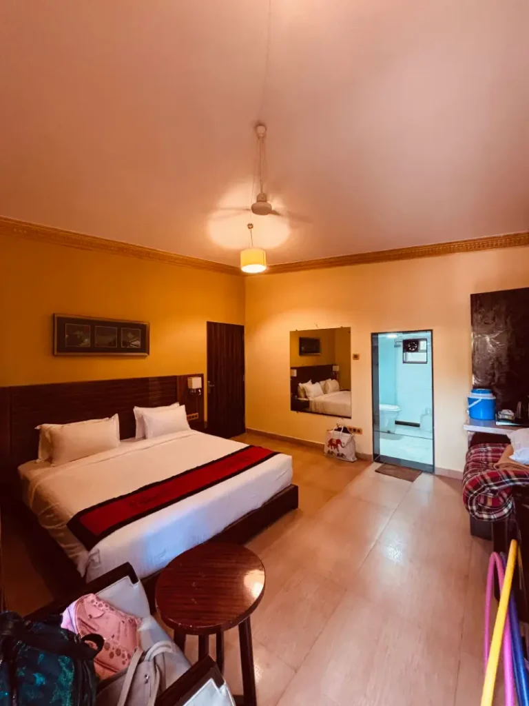 Deluxe Cottage Room interior at Aayush Resort Panvel 2026