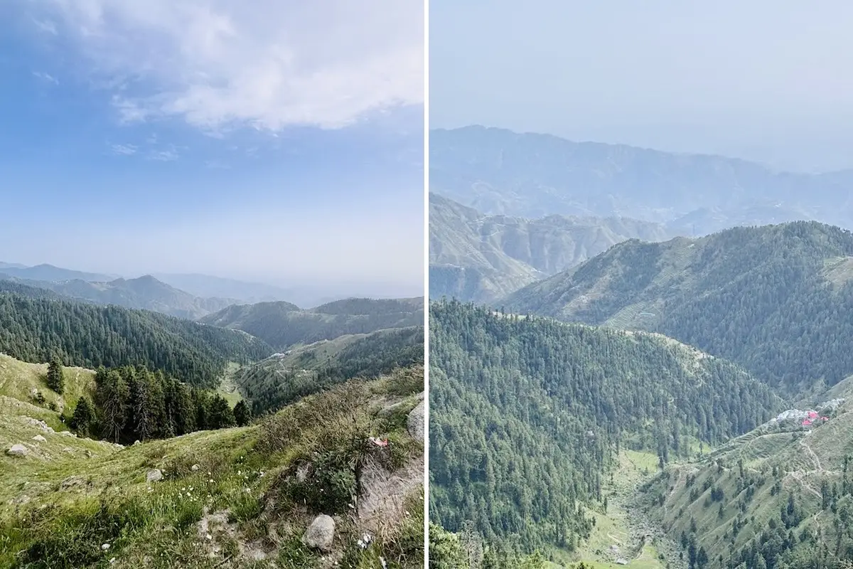 Dainkund Peak Trek Views, Dalhousie