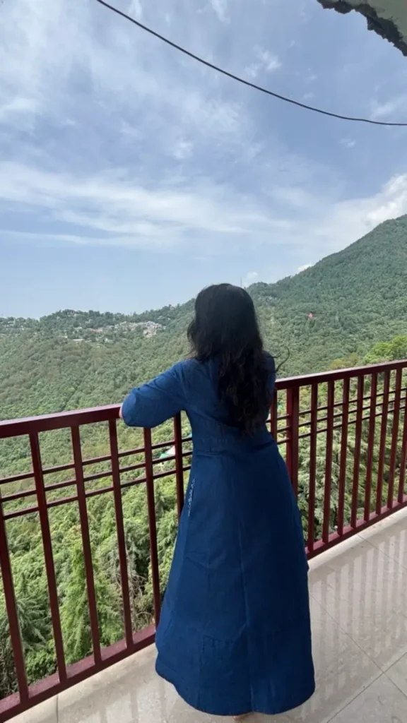 the mcleod whispering hotel in Dharamshala view from the room